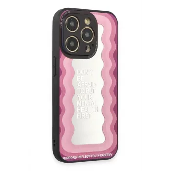 Newface iPhone 12 Pro Max Kılıf Mirror Desenli Kapak - Mirror - 11