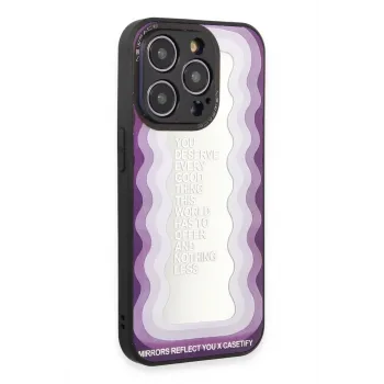 Newface iPhone 12 Pro Max Kılıf Mirror Desenli Kapak - Mirror - 5