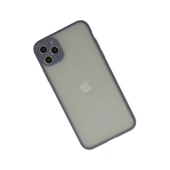 Newface iPhone 12 Pro Max Kılıf Montreal Silikon Kapak - Gri