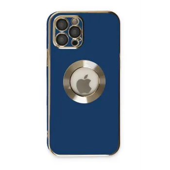 Newface iPhone 12 Pro Max Kılıf Store Silikon - Mavi