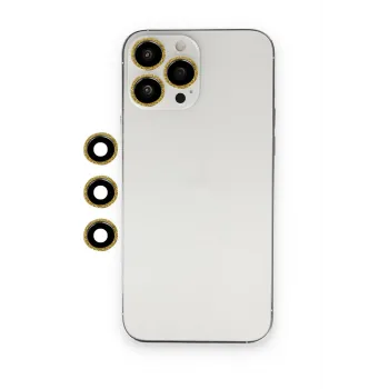 Newface iPhone 12 Pro Max Shine Kamera Lens - Gold