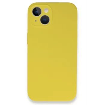 Newface iPhone 13 Mini Kılıf Lansman Legant Silikon - Sarı