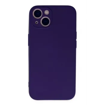 Newface iPhone 13 Mini Kılıf Nano içi Kadife Silikon - Mor