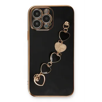 Newface iPhone 13 Pro Kılıf Esila Silikon - Siyah