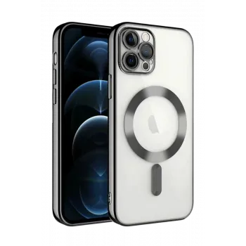 Newface iPhone 13 Pro Kılıf Kross Magneticsafe Kapak - Siyah