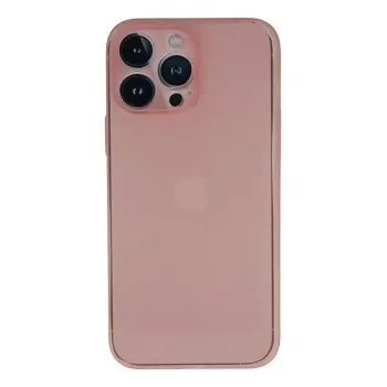 Newface Apple iPhone 13 Pro Kılıf PP Ultra İnce Kapak - Pembe