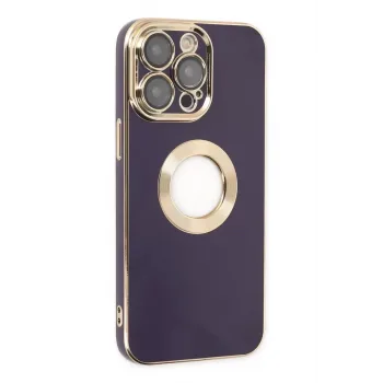 Newface iPhone 13 Pro Kılıf Store Silikon - Derin Mor