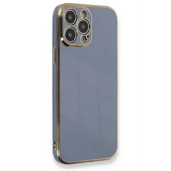 Newface iPhone 13 Pro Kılıf Volet Silikon - Mavi