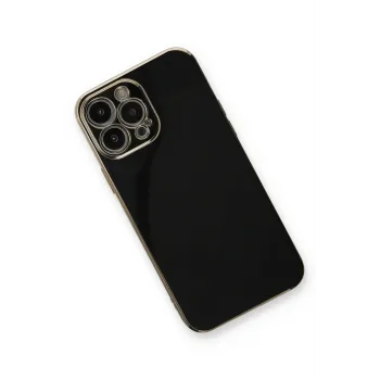 Newface iPhone 13 Pro Kılıf Volet Silikon - Siyah