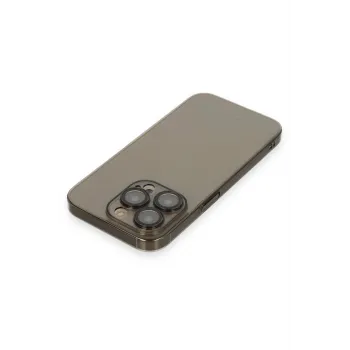 Newface iPhone 13 Pro Max Kılıf Armada Lensli Kapak - Siyah