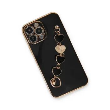 Newface iPhone 13 Pro Max Kılıf Esila Silikon - Siyah