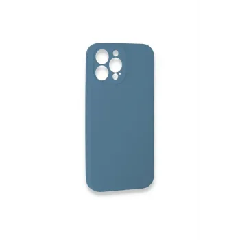 Newface iPhone 13 Pro Max Kılıf Lansman Legant Silikon - Açık Mavi