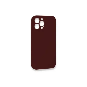 Newface iPhone 13 Pro Max Kılıf Lansman Legant Silikon - Bordo