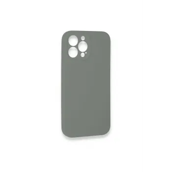 Newface iPhone 13 Pro Max Kılıf Lansman Legant Silikon - Gri