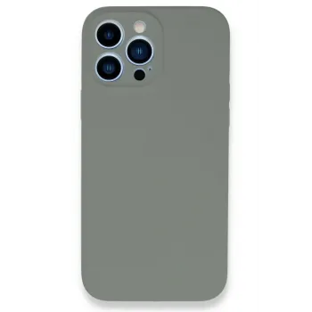 Newface iPhone 13 Pro Max Kılıf Lansman Legant Silikon - Gri