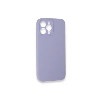 Newface iPhone 13 Pro Max Kılıf Lansman Legant Silikon - Lila