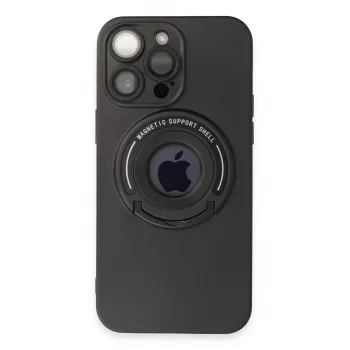 Newface iPhone 13 Pro Max Kılıf Lukka Magneticsafe Kapak - Siyah