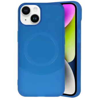 Newface iPhone 14 Kılıf Maya Karbon Kapak - Lacivert
