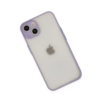 Newface iPhone 14 Kılıf Montreal Silikon Kapak - Mor