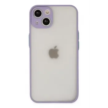 Newface iPhone 14 Kılıf Montreal Silikon Kapak - Mor