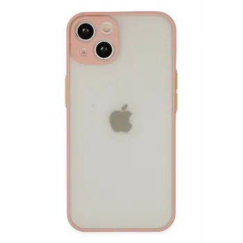 Newface iPhone 14 Kılıf Montreal Silikon Kapak - Pembe