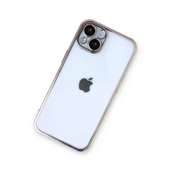 Newface iPhone 14 Kılıf Razer Lensli Silikon - Gold