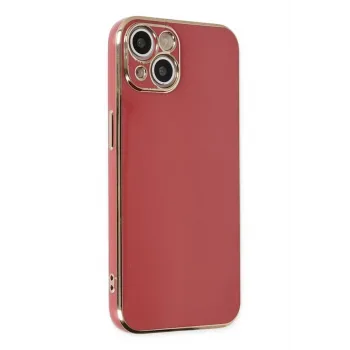 Newface iPhone 14 Kılıf Volet Silikon - Kırmızı