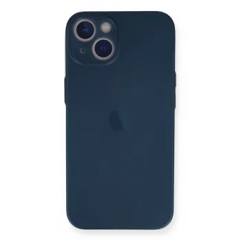 Newface iPhone 14 Plus Kılıf PP Ultra İnce Kapak - Mavi