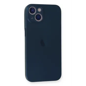 Newface iPhone 14 Plus Kılıf PP Ultra İnce Kapak - Mavi