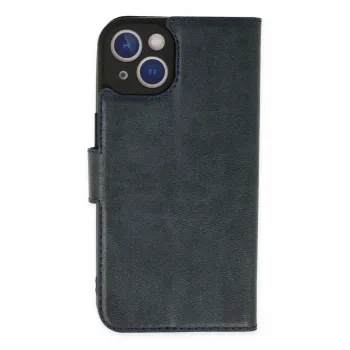 Newface iPhone 14 Plus Kılıf Trend S Plus Kapaklı Kılıf - Lacivert