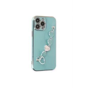 Newface iPhone 14 Pro Kılıf Esila Silikon - Su Yeşili