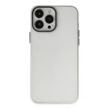 Newface iPhone 14 Pro Kılıf Modos Metal Kapak - Şeffaf
