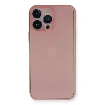 Newface iPhone 14 Pro Kılıf PP Ultra İnce Kapak - Pembe