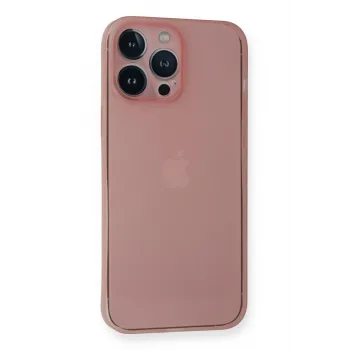 Newface iPhone 14 Pro Kılıf PP Ultra İnce Kapak - Pembe