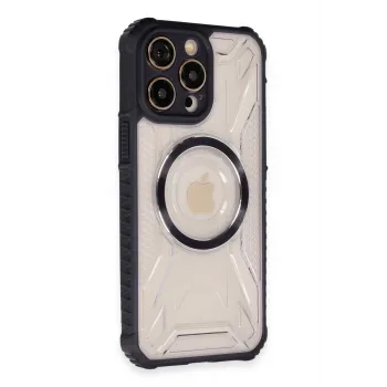 Newface iPhone 14 Pro Kılıf Prag Magneticsafe Kapak - Siyah
