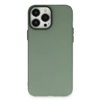 Newface Apple iPhone 14 Pro Max Kılıf Modos Metal Kapak - Koyu Yeşil