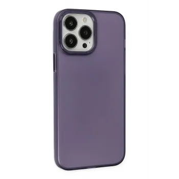 Newface iPhone 14 Pro Max Kılıf Modos Metal Kapak - Mor