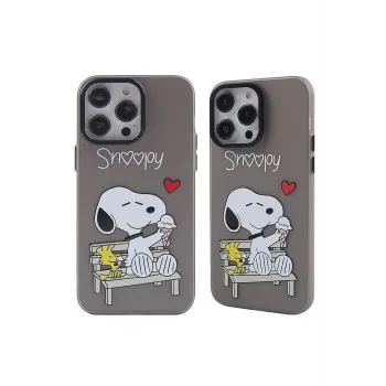 Newface iPhone 14 Pro Max Kılıf Prada Desenli Kapak - Prada Siyah - 2