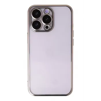 Newface iPhone 14 Pro Max Kılıf Razer Lensli Silikon - Gold