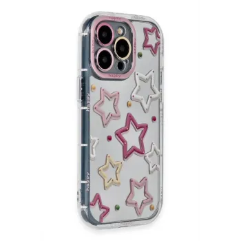 Newface iPhone 14 Pro Max Kılıf Reflexion Desenli Kapak - Desen 3