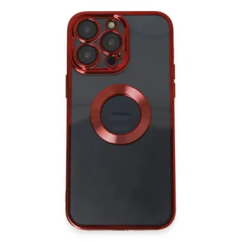 Newface iPhone 14 Pro Max Kılıf Slot Silikon - Kırmızı