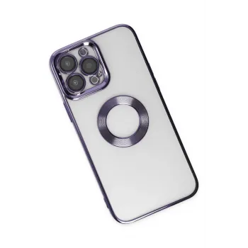 Newface iPhone 14 Pro Max Kılıf Slot Silikon - Mor