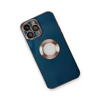 Newface iPhone 14 Pro Max Kılıf Store Silikon - Mavi