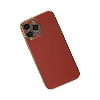 Newface iPhone 14 Pro Max Kılıf Volet Silikon - Kırmızı