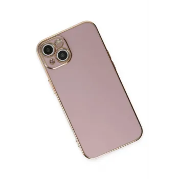 Newface iPhone 15 Kılıf Volet Silikon - Mor