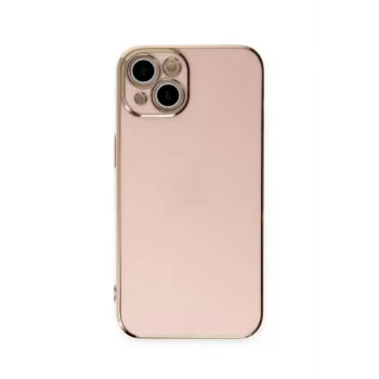 Newface iPhone 15 Kılıf Volet Silikon - Pembe