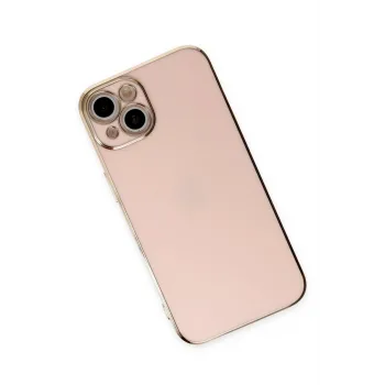 Newface iPhone 15 Kılıf Volet Silikon - Pembe