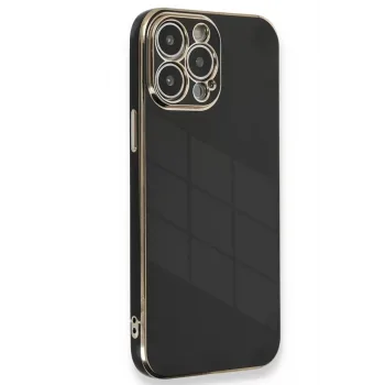 Newface iPhone 15 Pro Kılıf Volet Silikon - Siyah