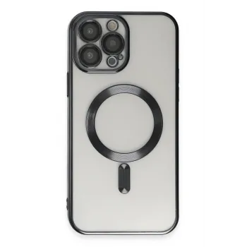 Newface iPhone 15 Pro Max Kılıf Kross Magneticsafe Kapak - Siyah