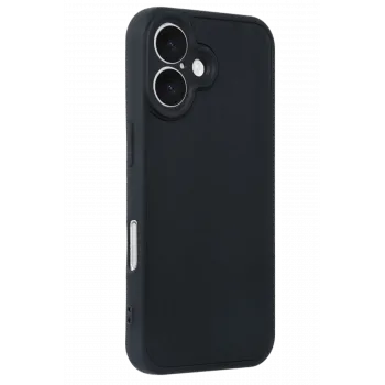 Newface iPhone 16 Kılıf Aras Deri Kapak - Siyah